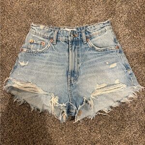 ZARA JEAN SHORTS NEVER WORN
